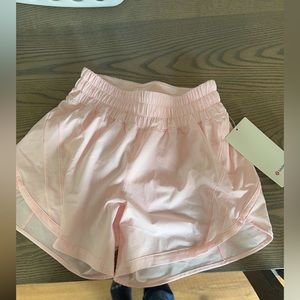 New lululemon shorts. Color: strawberry milkshake